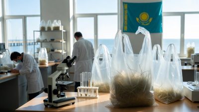 В Казахстане создают разлагаемые пластиковые пакеты