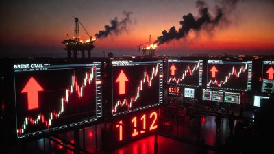 Нефть Brent подскочила до $112 из-за новой эскалации