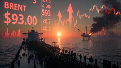 Нефть по $93 за баррель